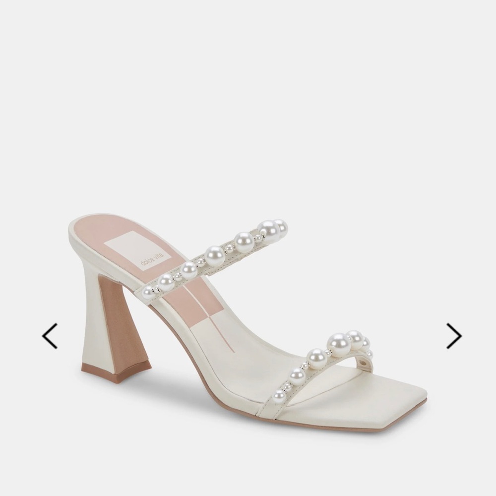 Dolce Vita Naja Pearl Heels Ivory Stella